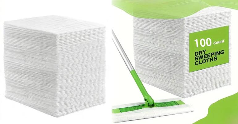 100 st engångsdammsamlande torra trasor på Digdeal.se