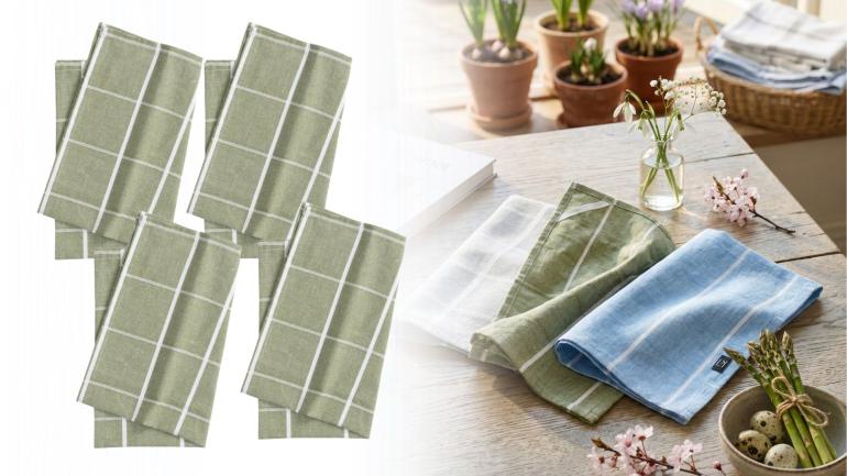 Rutiga kökshanddukar på Digideal.se