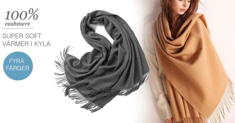 Cashmere halsduk på Digideal.se