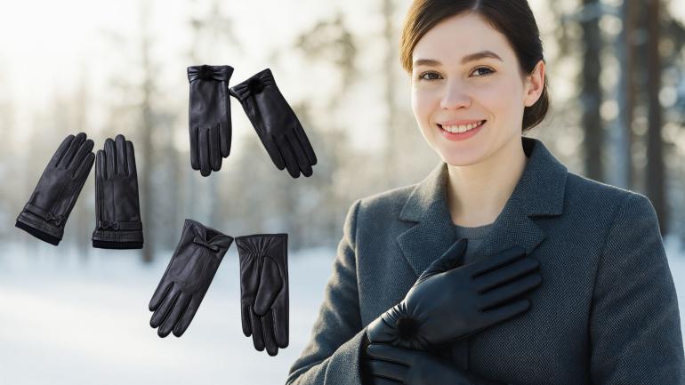 Fårskinnshandskar Dam på Digdeal.se