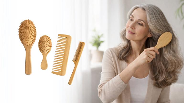 4-pack Hårvårdsset i bambu på Digdeal.se