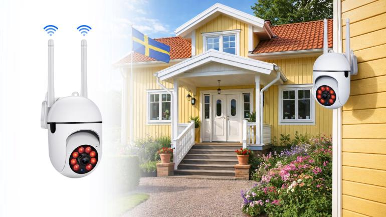 Smart WiFi övervakningskamera på Digideal.se