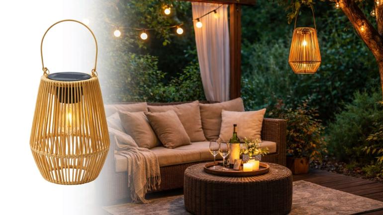 Solcellsdriven trädgårdslykta - Trädgårdslykta med stämningsfull belysning