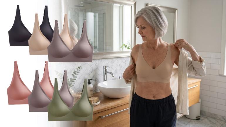 3-pack sömlös push-up BH - Sömlösa bhar framtagna för att ge stöd utan bygel