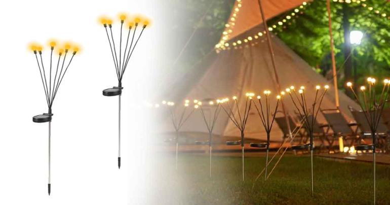 Solcellsdekoration; firework på Digdeal.se