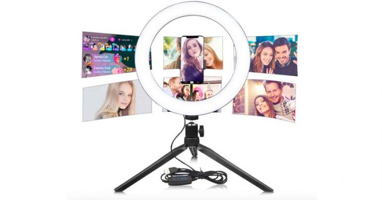 Selfie-lampa på Digdeal.se