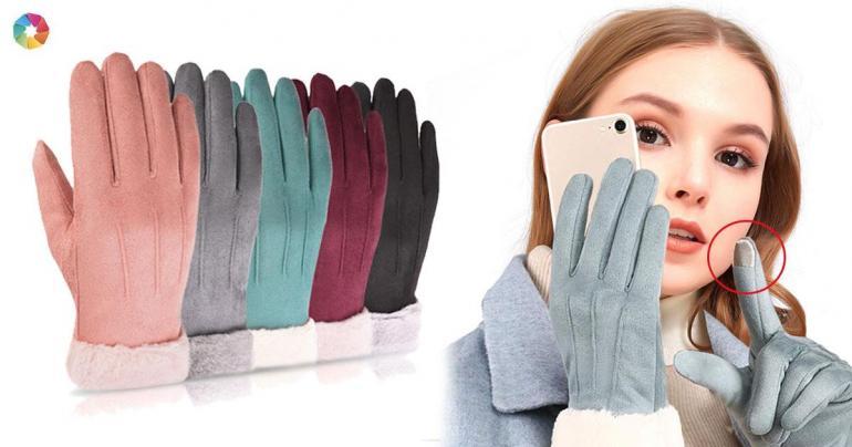 Touchscreen handskar dam på Digdeal.se