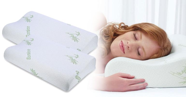 Memory foam kudde i bambufiber på Digdeal.se