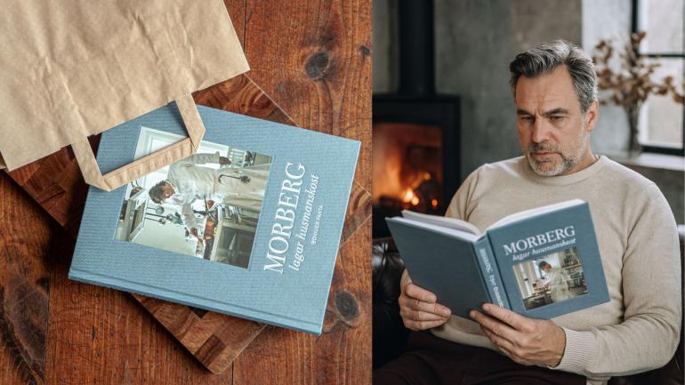 Skärbräda med kokbok på Digdeal.se