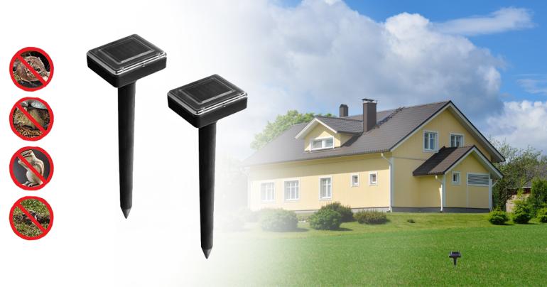 Solcellsdriven skadedjursavstötare på Digdeal.se