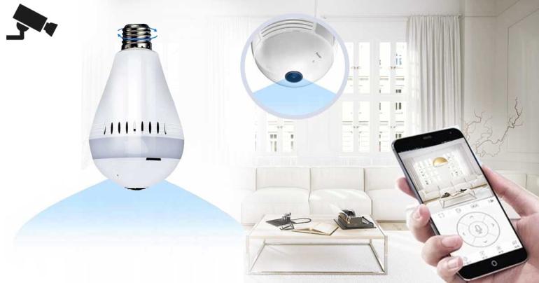 Spionkamera WiFi LED-lampa på Digdeal.se