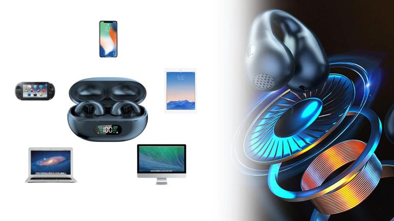 Trådlösa hörlurar YYK-Q80 på Digdeal.se