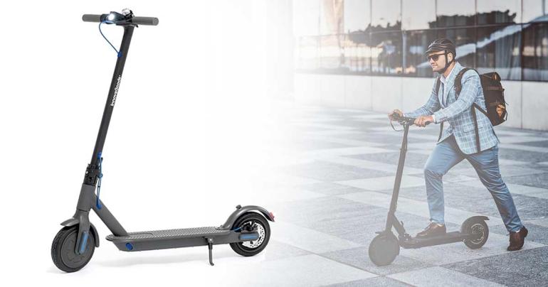 Ihopfällbar elektrisk scooter som går upp till 25 km/h på Digdeal.se