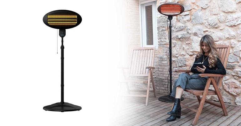 Terassvärmare 8100 Power Quartz 2000W på Digdeal.se