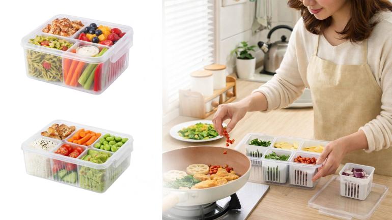 Matförvaringslåda med dränering på Digdeal.se