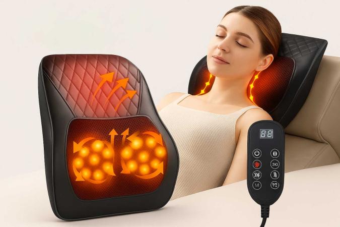 Sladdlös massagekudde med 3D-knådning på Digdeal.se