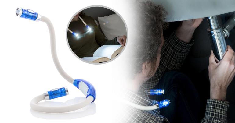 Flexibel nacklampa med LED på Digdeal.se