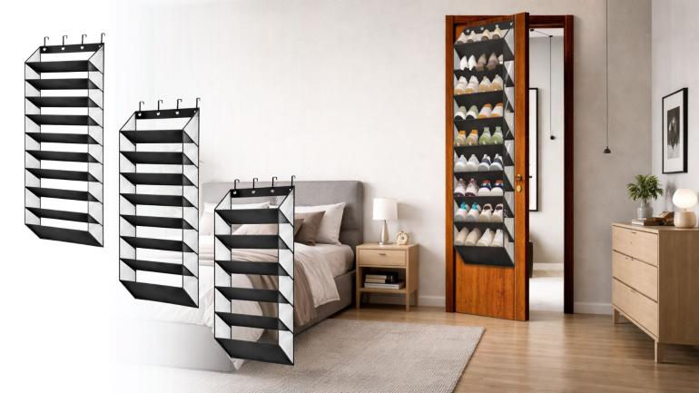 Skoförvaring över dörr på Digideal.se