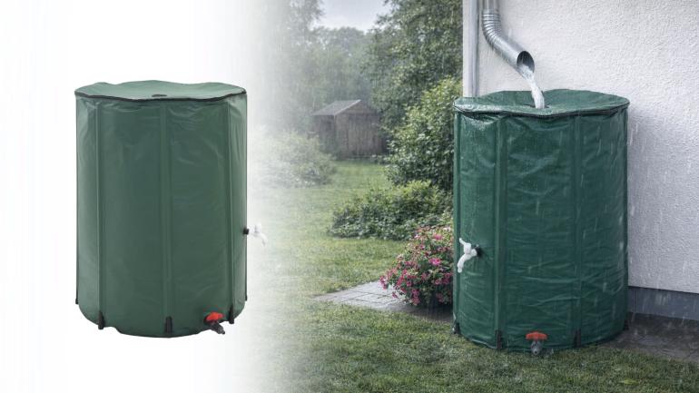 Hopfällbar regnvattentank - vattentank för regnvatten