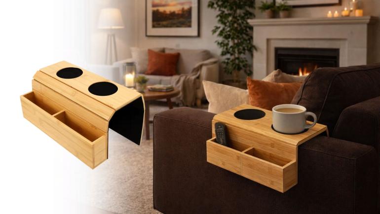 Bambu soffbricka för armstöd på Digideal.se