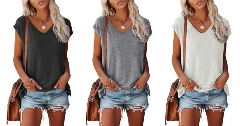 3-pack tshirts dam på Digdeal.se