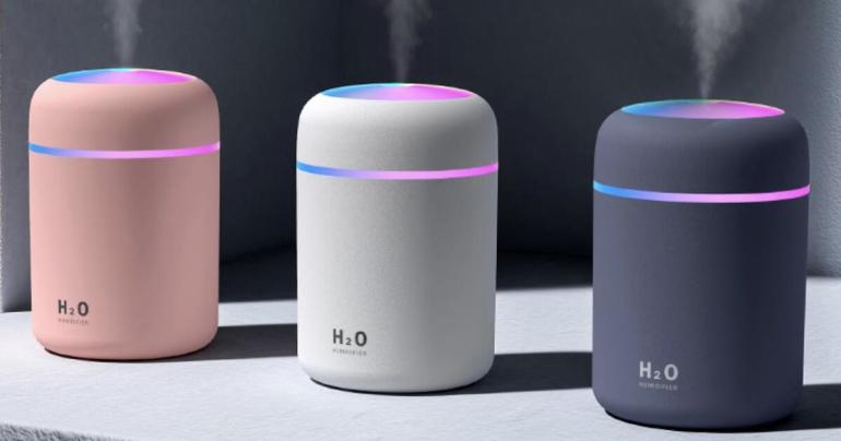 LED-nattlampa och luftfuktare på Digdeal.se