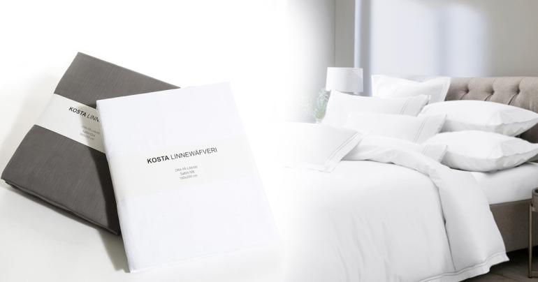 Lyxiga lakan från Kosta Linnewäfveri på Digideal.se