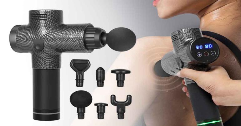 Uppladdningsbar massagepistol på Digdeal.se