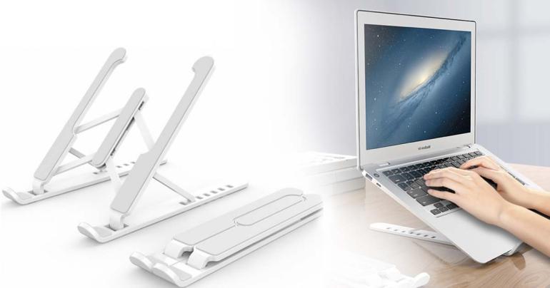 Justerbart stativ för laptop eller surfplatta på Digdeal.se