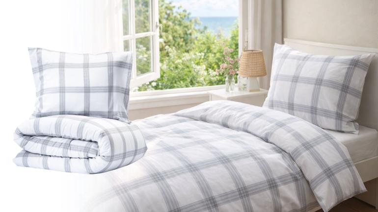 Bäddset Ringstad från Lord Nelson - Bäddset vävt av 70 procent återvunnen bomull