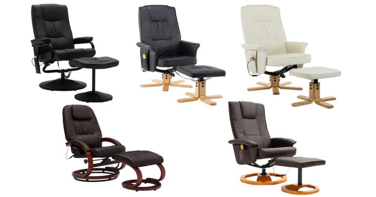 Elektrisk massagefåtölj med fjärrkontroll på Digdeal.se