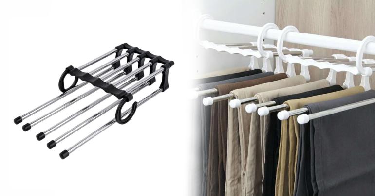 2-pack byxhängare med tio justerbara stänger på Digdeal.se