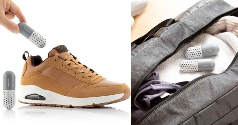 Deodorantkapslarför att sanera skor och kläder på Digideal.se