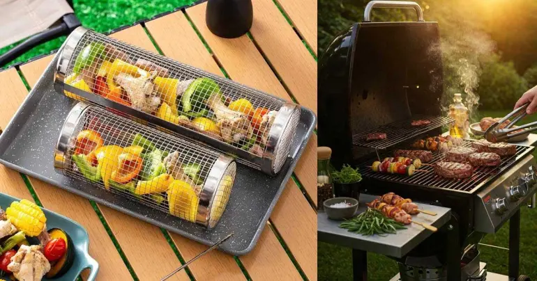 Rostfri grillkorg på Digdeal.se
