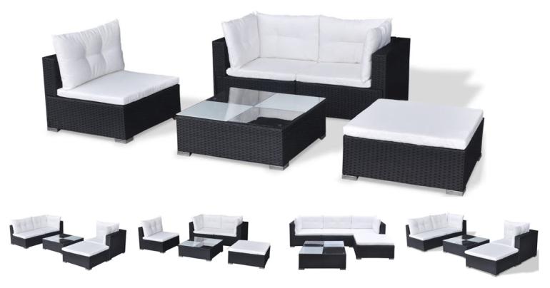 Lounge-set som kan kombineras på flera olika sätt på Digdeal.se