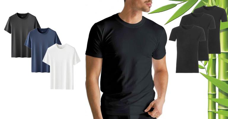 3-pack bambu tshirts på Digdeal.se