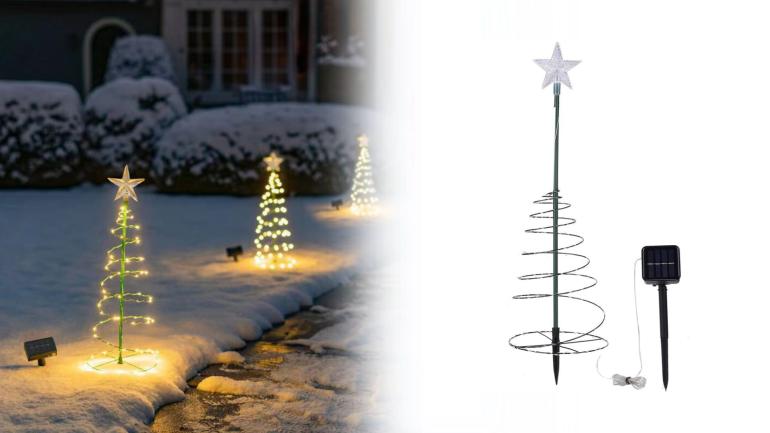 Solcellsdriven LED-julgran på Digdeal.se