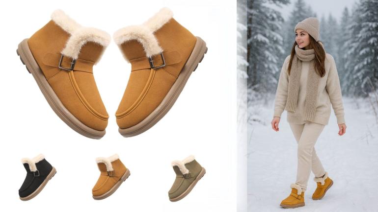 Varmfodrade ankelboots på Digdeal.se