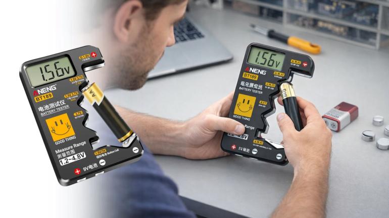 Batteritestare med LCD-display på Digdeal.se