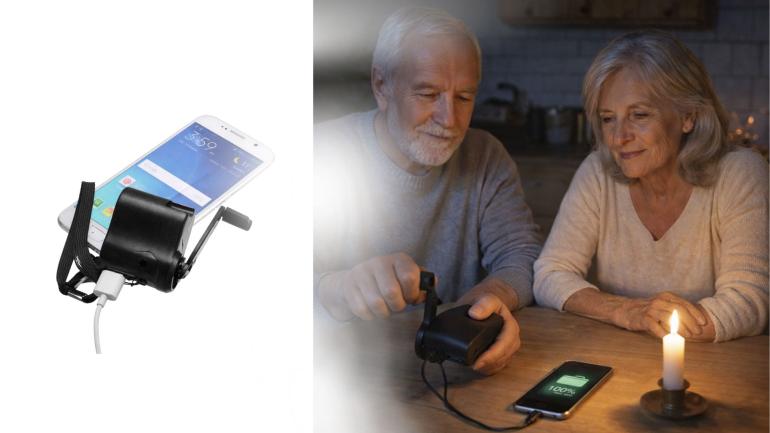 Handvevad dynamoladdare på Digideal.se