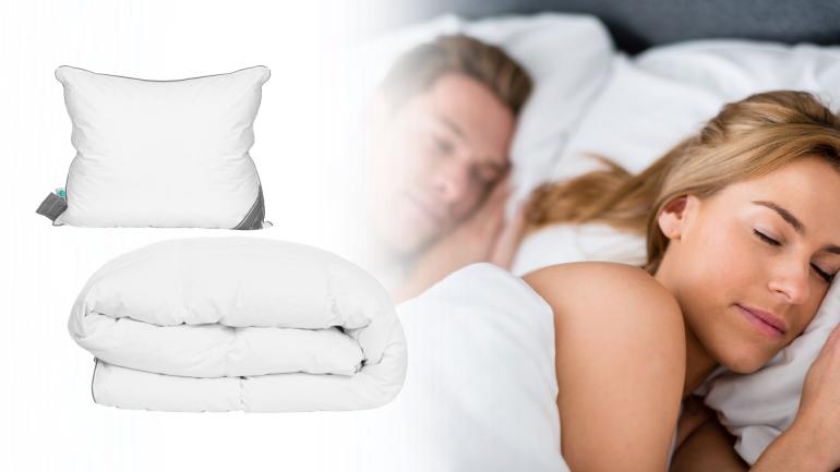 Lyxigt duntäcke med dunkudde på Digideal.se