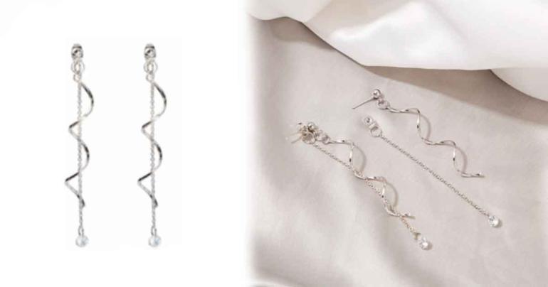 Vackra spiralörhängen på Digideal.se