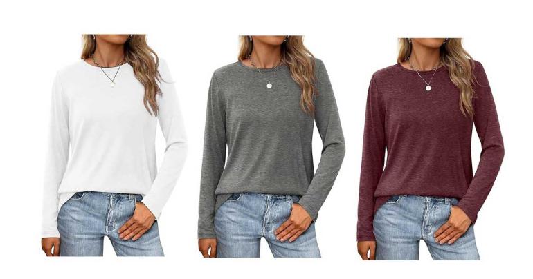 Långärmade T-shirts 3-pack på Digdeal.se
