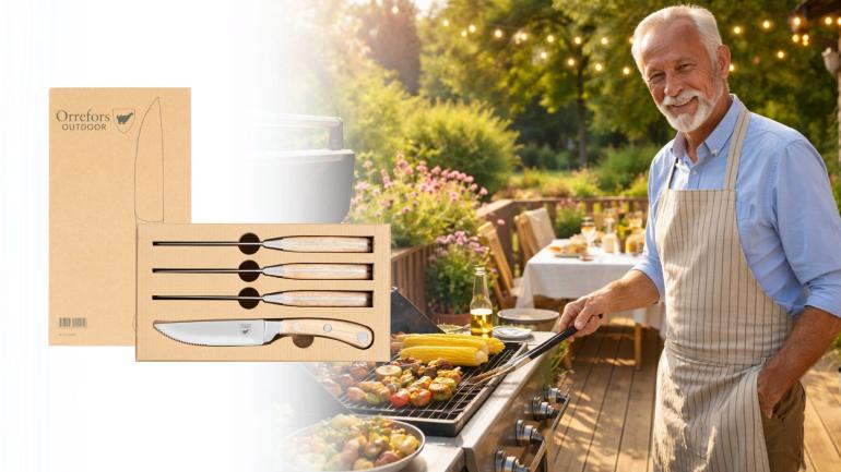 Köttknivar 4-pack Orrefors - Rejäla köttknivar från Orrefors