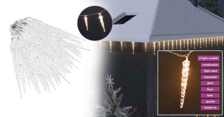 Julbelysning istappsslinga på Digdeal.se