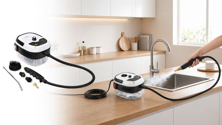 Portabel ångtvätt - kraftfull rengöring hemma med en portabel ångtvätt