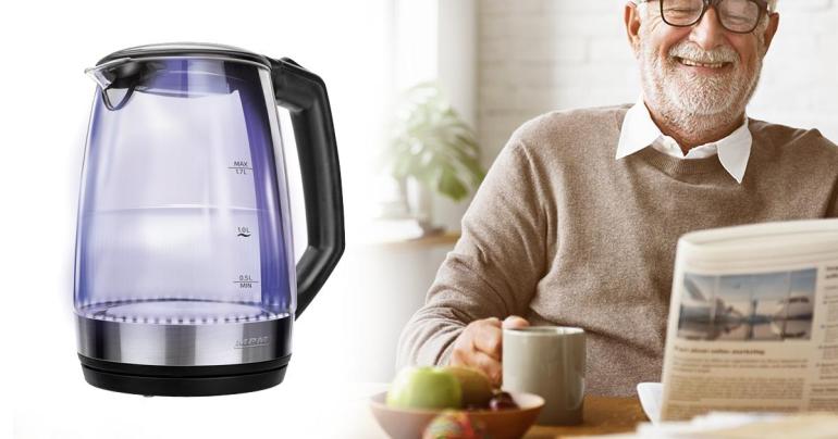 Vattenkokare med LED-belysning på Digdeal.se