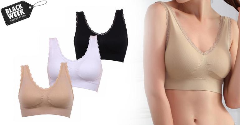 3-pack sömlös BH på Digdeal.se
