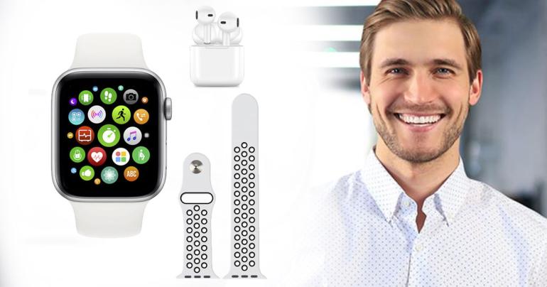 T55 Pro Max smart watch + hörlurar på Digdeal.se