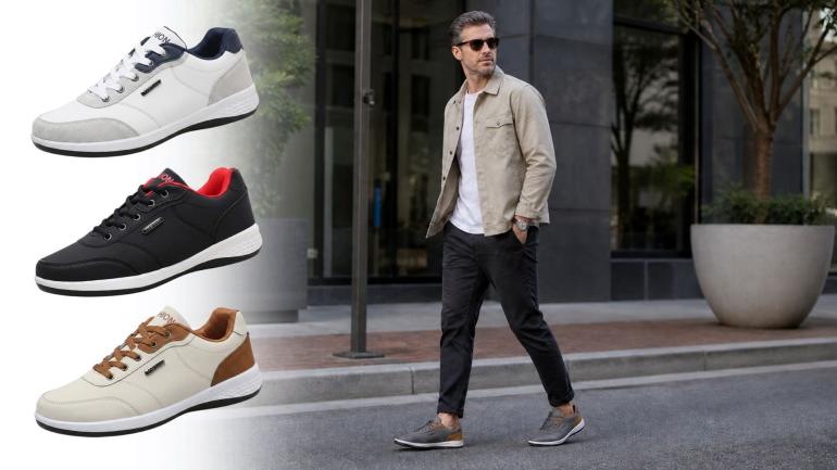 Herrsneakers - En lätt och stabil promenadsko